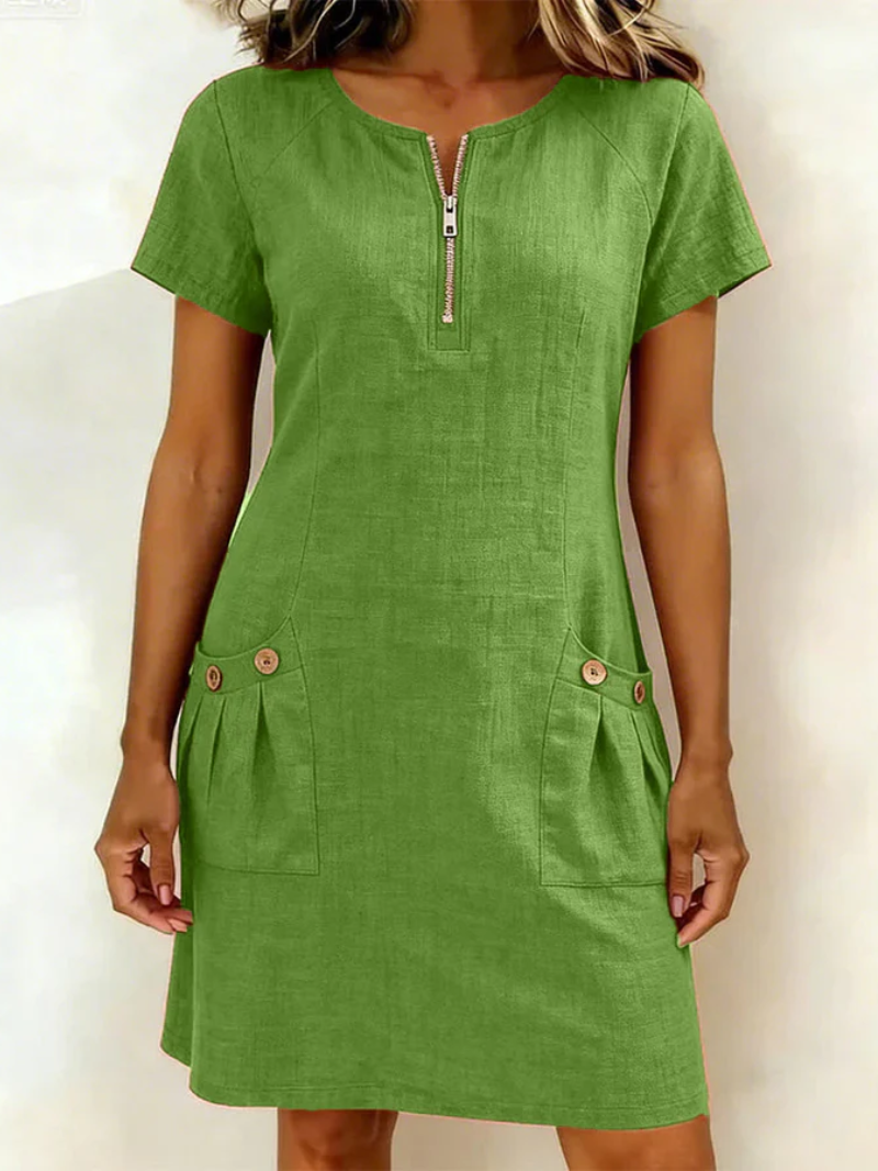 Rosalie – Vestido con detalle de cremallera
