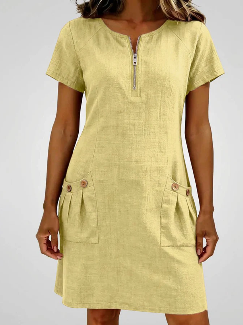 Rosalie – Vestido con detalle de cremallera