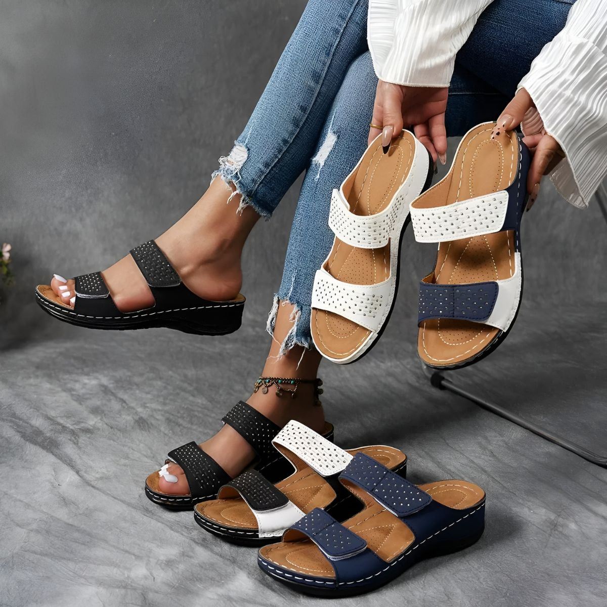 Sandalias Ortópedicas Elegantes Alexandria™