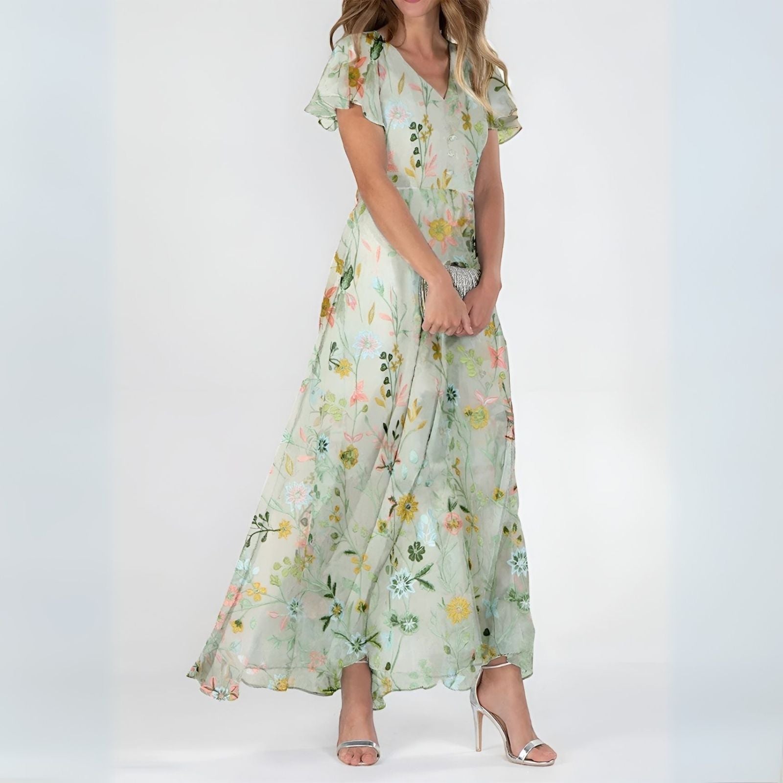 Audrey | Vestido de Lujo que Disimula el Abdomen