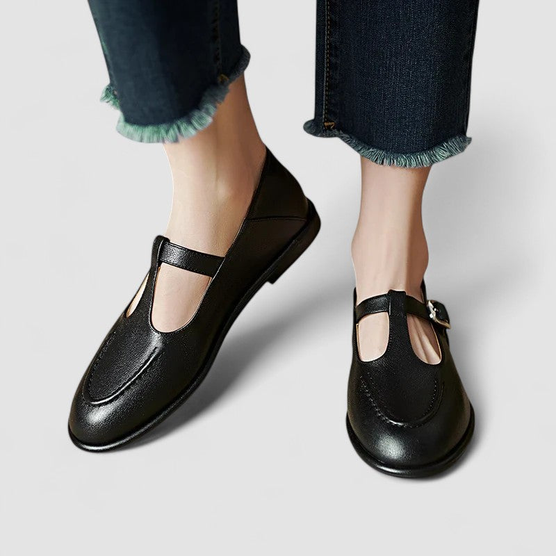 Kamila™ – Zapatos ortopédicos tipo Mary Jane con tacón bajo