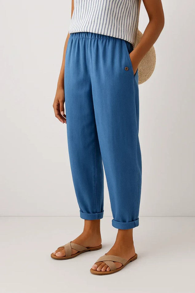 Raina - Pantalones de Lino y Algodón Atemporales