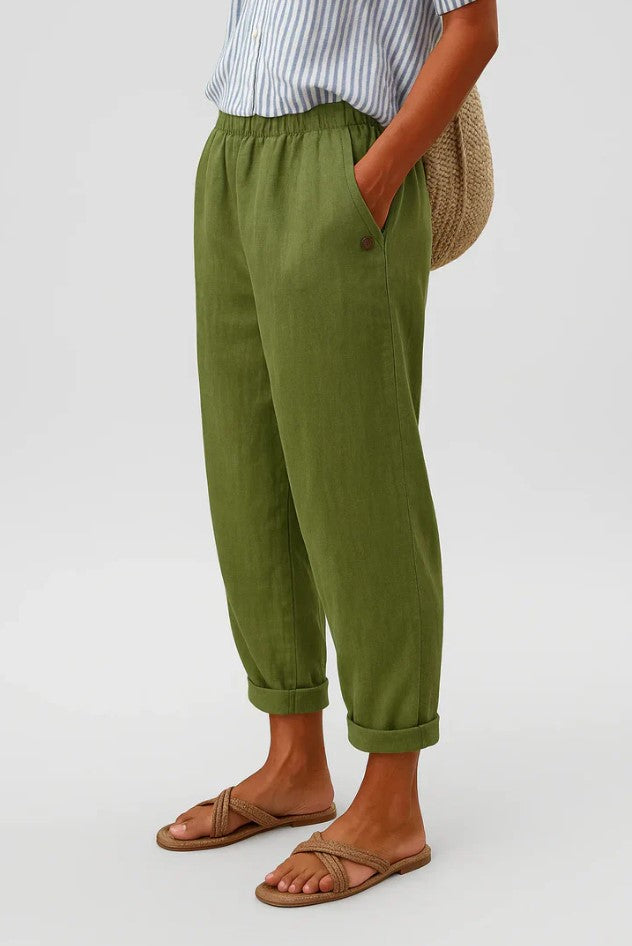 Raina - Pantalones de Lino y Algodón Atemporales