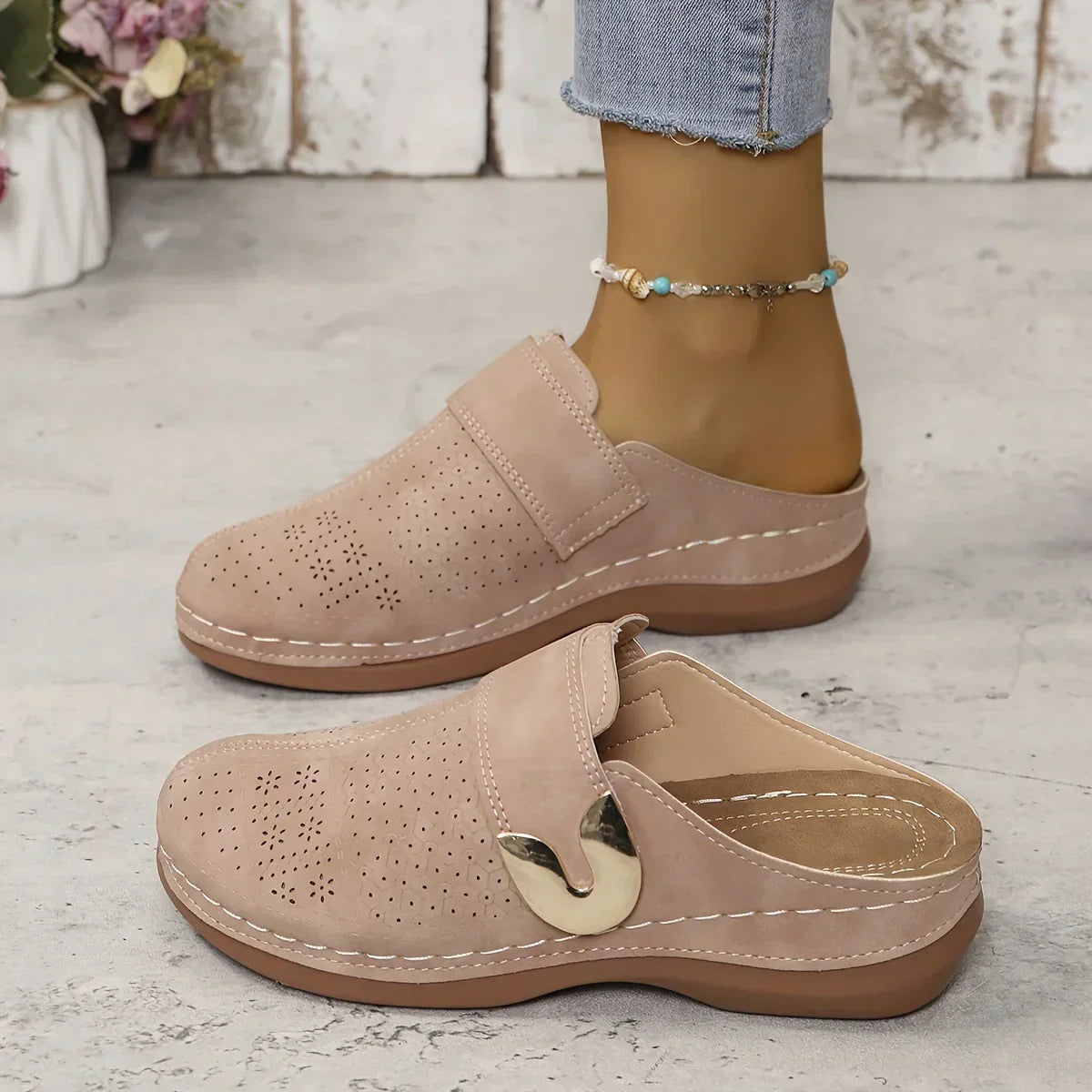 Sandalias de cuña Chic Caprielle
