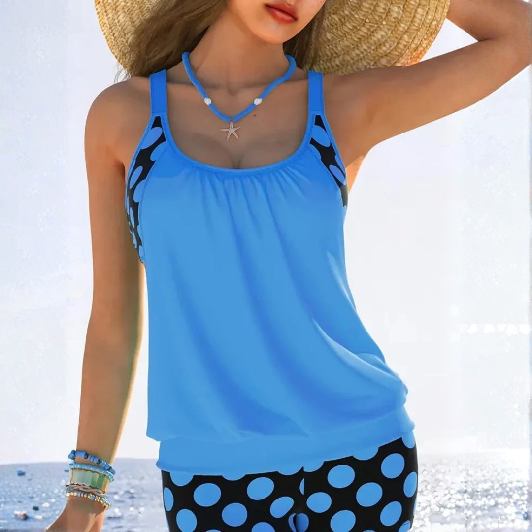 Azaria | Conjunto de Bikini con Lunares Huecos