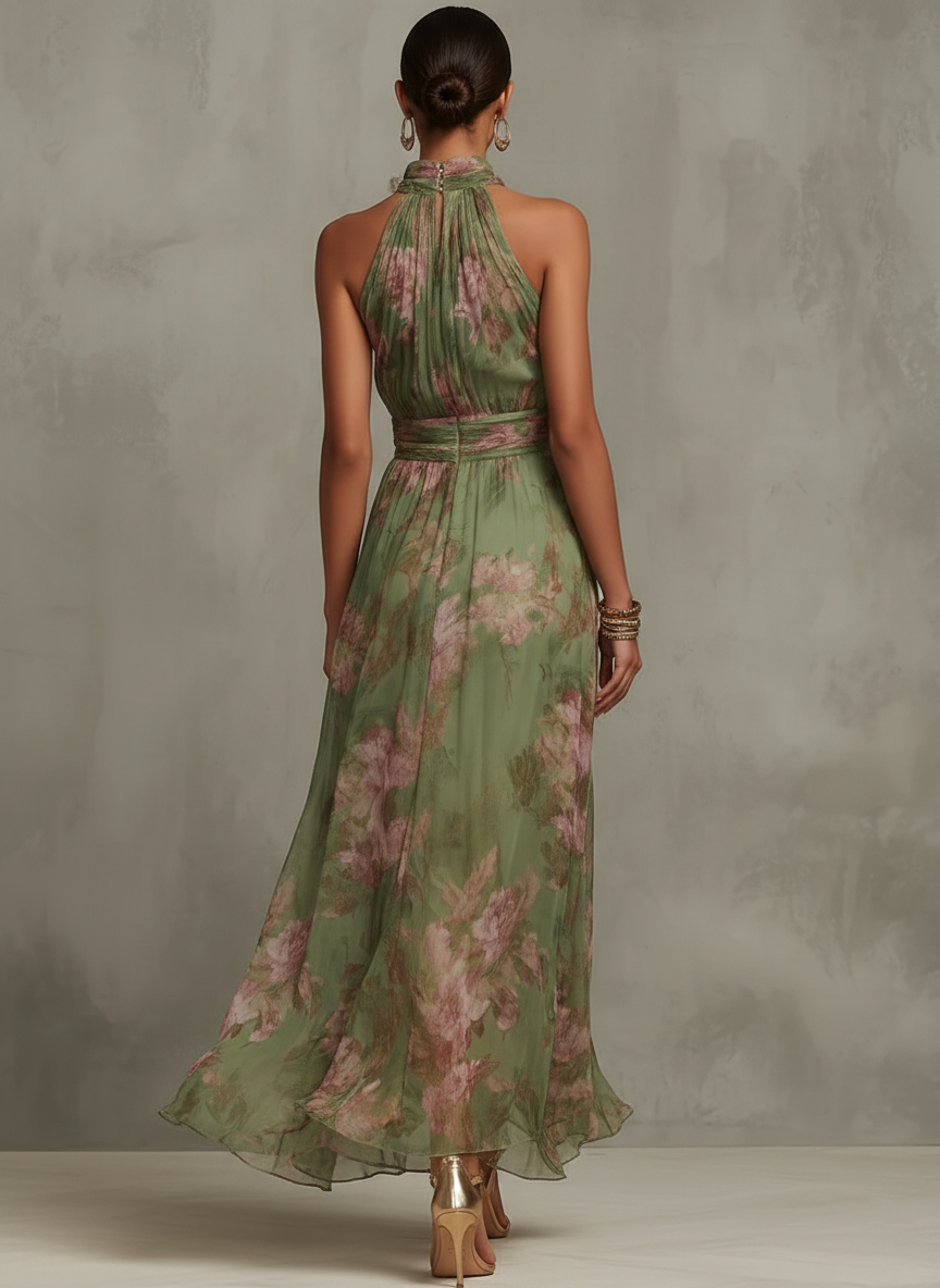 Valentina - Elegante Maxivestido con Estampado Floral