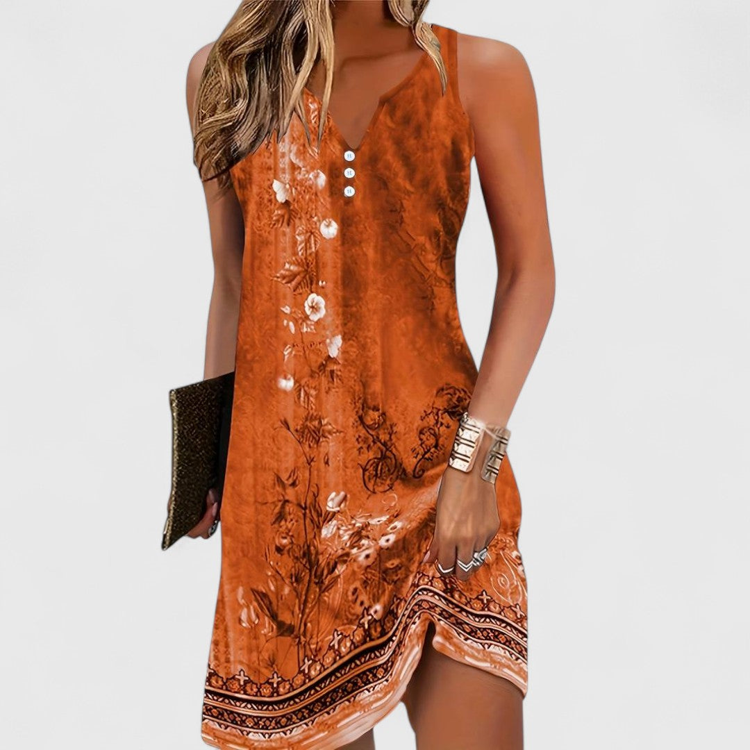 Maribel | Vestido Bohemio Sin Mangas