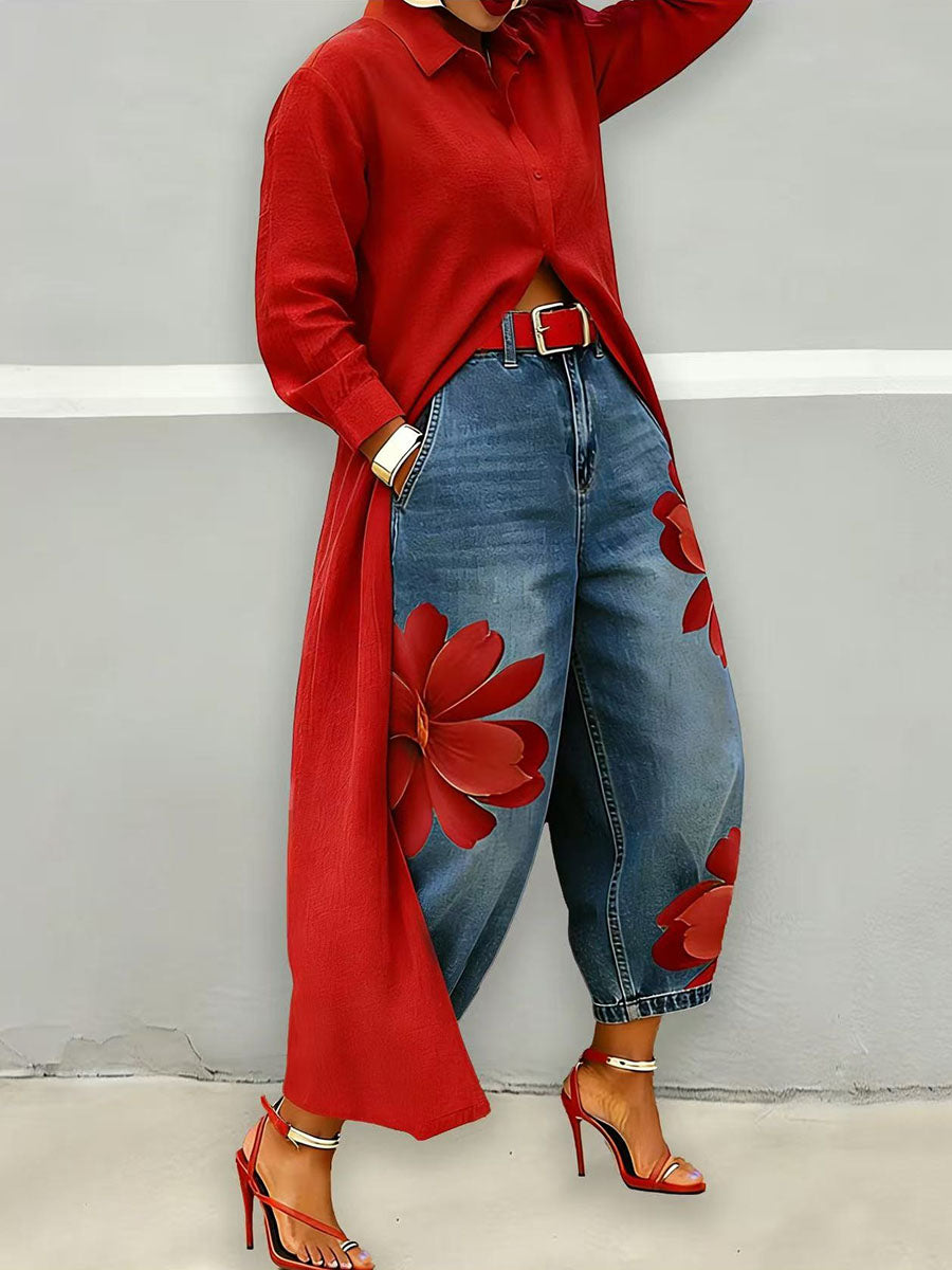 Beatrix | Elegante jeans de corte holgado