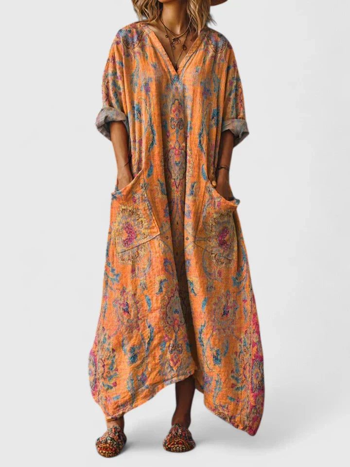 Marinthe – Vestido con escote en V
