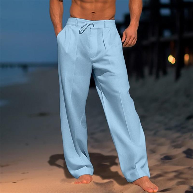 Luciano | Pantalones de Lino Liso