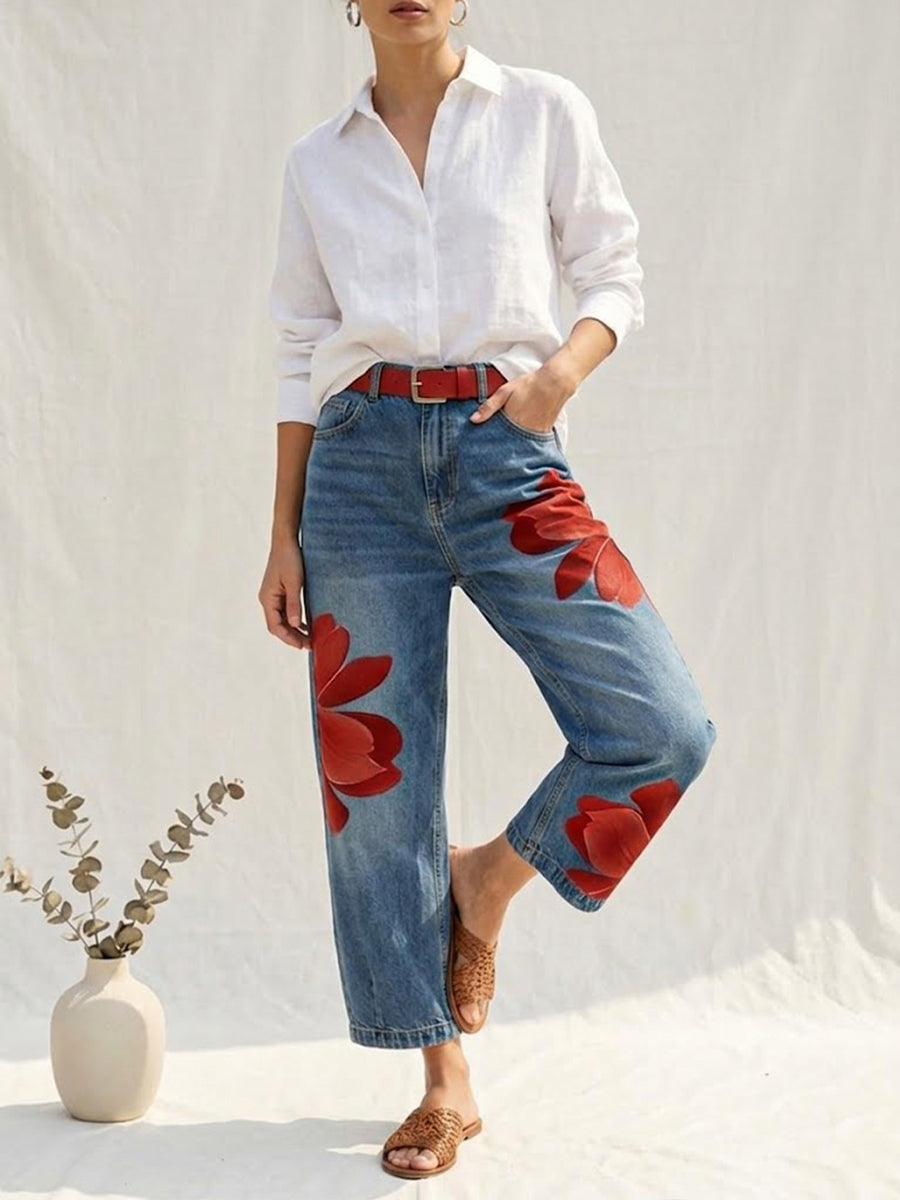 Beatrix | Elegante jeans de corte holgado