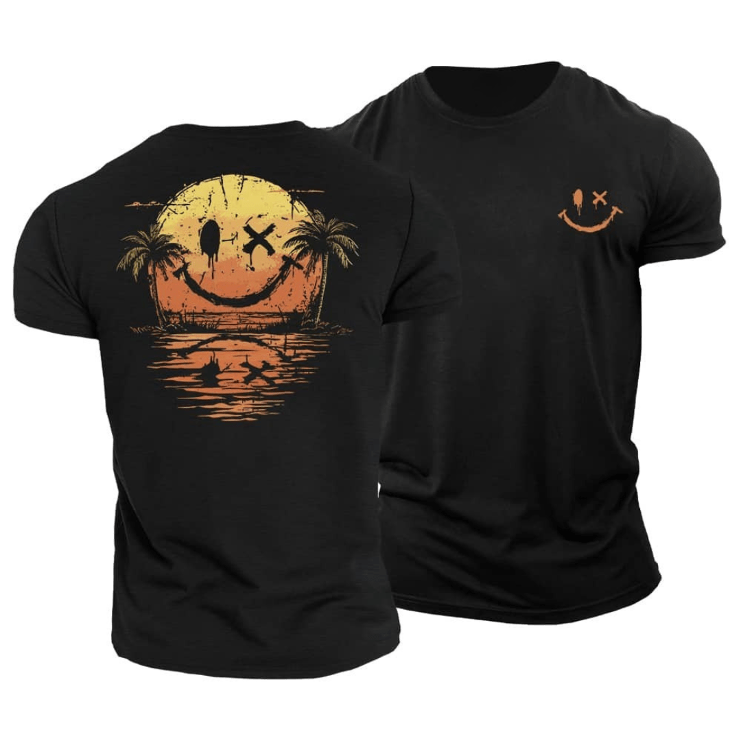 Camiseta Veraniego Smiley Mar