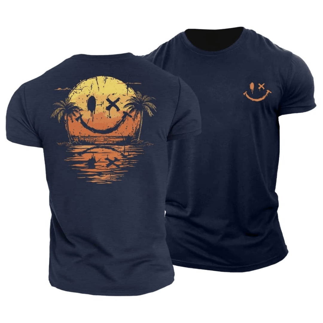 Camiseta Veraniego Smiley Mar