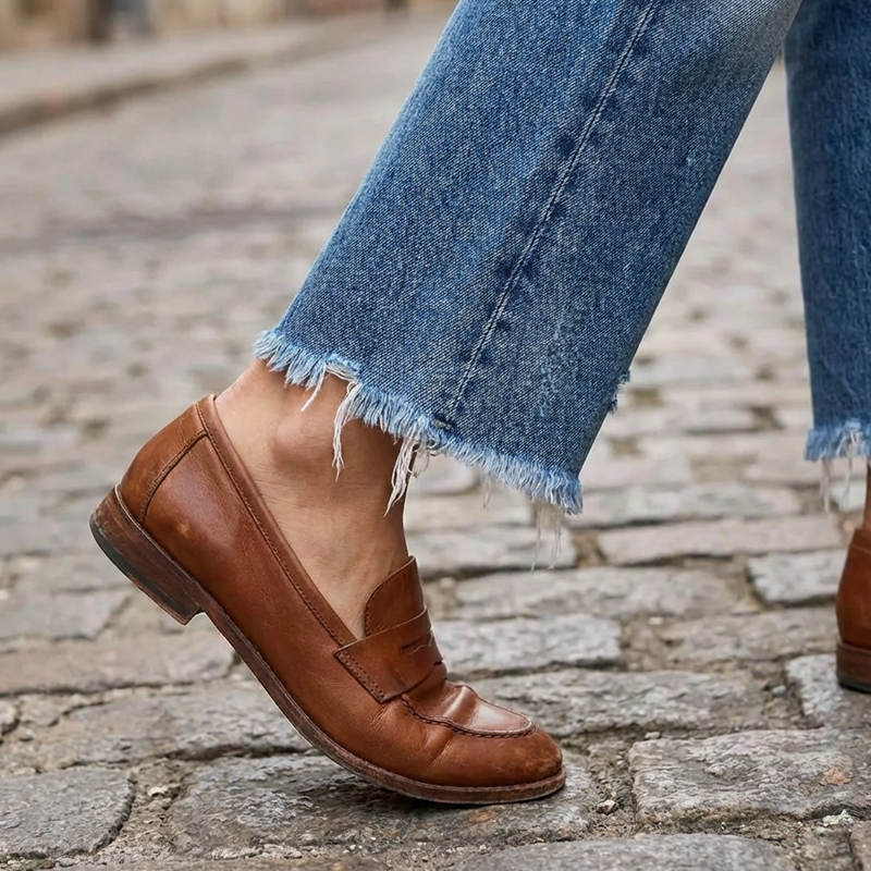 Viva | Jeans de pierna recta de corte corto
